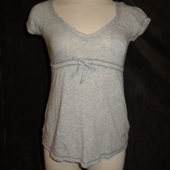 AÉROPOSTALE Gray Shirt - Picture 1 of 3